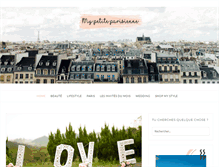 Tablet Screenshot of mypetiteparisienne.com